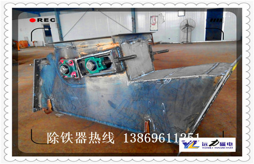 鋰電管道除鐵器，福建鋰電管道除鐵器_遠(yuǎn)力福建鋰電管道除鐵器安裝示意圖型12000高斯_可定制工作原理 